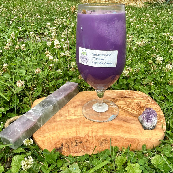 Lavender Lemon Relaxation and Cleansing Recycled Collection Candle