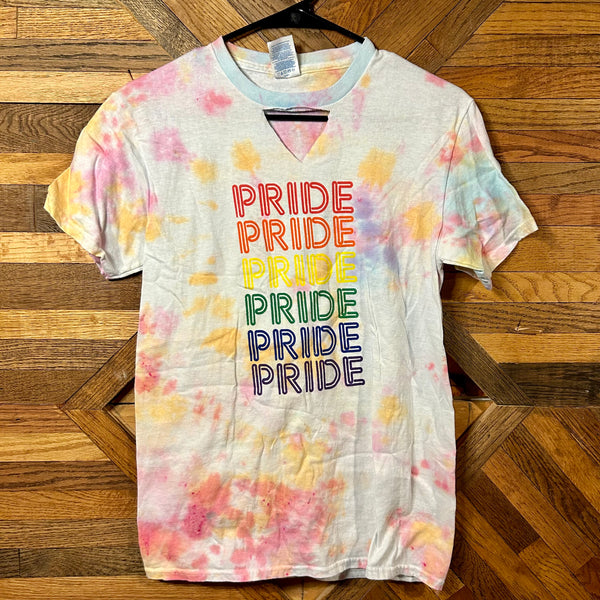 Small Triangle Pride Tie Dye Shirt