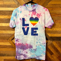 Small Love Pride Tie Dye Shirt