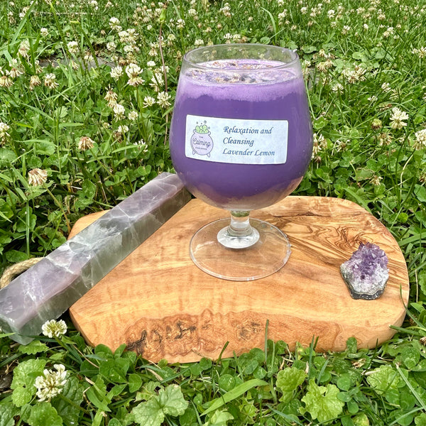 Lavender Lemon Relaxation and Cleansing Recycled Collection Candle