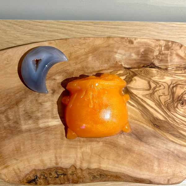 Sweet Orange and Sriracha Cauldron Soap